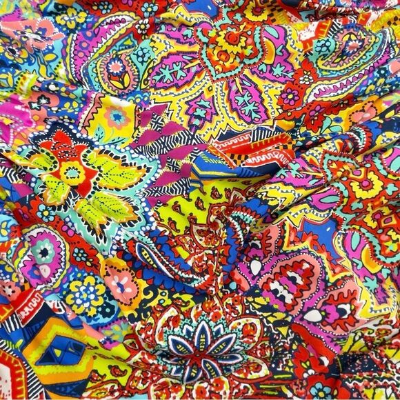 Bleu Rod Beattie Groovy Baby Twist Bandana Print Tankini Two Piece Size Medium - Picture 12 of 16